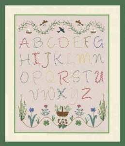 Le Bonheur des Dames 刺繍キット 【春のABC】 フランス 上級者 輸入 2593