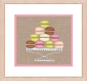 Le Bonheur des Dames(ルボヌールデダム) 刺しゅうキット 【Pyramide De Macarons】 フランス 上級者 輸入 1531