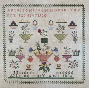 Reflets de Soie �N���X�X�e�b�` ��| �����イ �`���[�g �}�� �y F?licit? Hiesse 1835 �z �t�����X FeliciteHiesse