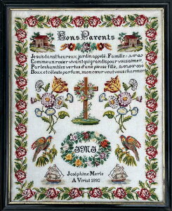 Reflets de Soie �N���X�X�e�b�` �h���イ �L�b�g �y Josephine Merle 1892 - pack de soies �z �t�����X �C�O �A�� �㋉�� JosephineMerleSoies