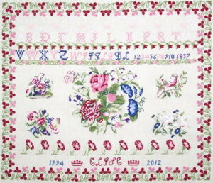 Reflets de Soie(thD\) NXXeb`hJ`[g } yRoses et Volubilis 1857z Isabelle Mazabraud Kerlan tX RDS127