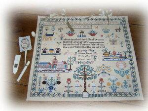 Reflets de Soie(���t���h�D�\��) �N���X�X�e�b�`�h���イ�`���[�g �}�� �yHannah Jackson 1826�z Isabelle-Mazabraud-Kerlan �`���[�g �t�����X RDS070