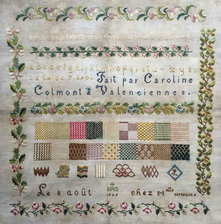 楽天市場 ルフレ ドゥ ソワ Reflets De Soie クロスステッチ刺しゅう図案 チャート Caroline Colmont 1845 フランス クロスステッチ手芸雑貨シーボンヌ