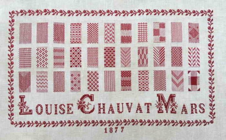 楽天市場 Reflets De Soie クロスステッチししゅう手芸チャート 図案 Louise Chauvat 1877 イザベル マザブロー ケルラン フランス クロスステッチ手芸雑貨シーボンヌ