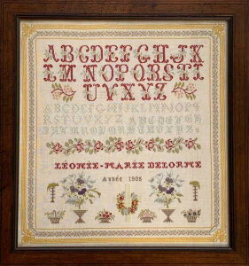 Reflets de Soie�i ���t���h�\�� �j �N���X�X�e�b�` �h���イ �L�b�g �y Leonie Marie Delorme 1905 - soies �z �t�����X LeonieMarieSoies