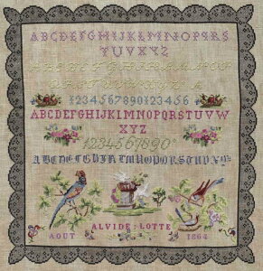 Reflets de Soie�i���t���h�\���j �N���X�X�e�b�`�h���イ�`���[�g �}�� ��|�yAlvide Lotte 1864�z �t�����X AlvideLotte1864