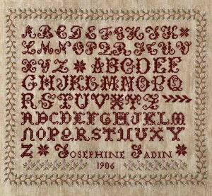 Reflets de Soie �N���X�X�e�b�`�h���イ�`���[�g �}�� ��|�yJos?phine Sadin 1906�z �A�� �t�����X �㋉�� JosephineSadin1906