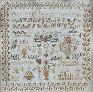 Reflets de Soie�i ���t���h�\�� �j �N���X�X�e�b�` �h���イ �L�b�g ��|�y Victorine Chenevas-Paule 1869 - pack de soies �z �t�����X VictorineChenevasSoies