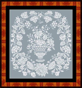 Reflets de Soie �N���X�X�e�b�` �����イ �`���[�g �}�āy Victorian Bouquet �z Isabelle Mazabraud Kerlan �C�O �A�� �㋉�� ��| �t�����X VictorianBouquet