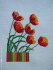 Bahmann（NadelFadenFantasie）クロスステッチ刺繍キット【花瓶のチューリップ】バーマン輸入ドイツ上級者30-9179