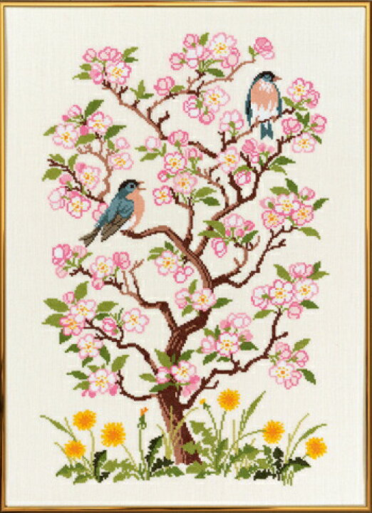 楽天市場】EVA ROSENSTAND クロスステッチ刺繍キット 輸入 春 Spring 