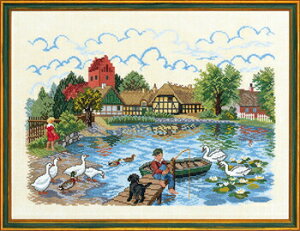 EVA ROSENSTAND NXXeb`hイLbg ̒r Village pond 2 f}[N k A ㋉ 12-729
