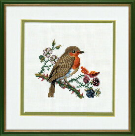 【DM便対応】EVA ROSENSTAND ロビン Robin Redbreast クロスステッチ キット デンマーク 北欧 刺しゅう 14-040