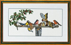 EVA ROSENSTAND o[htB[_[̒ Birds on the feed board NXXeb` Lbg f}[N k hイ 14-076