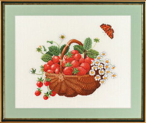 EVA ROSENSTAND NXXeb`イLbg 䕂̃oXPbg Basket of strawberries f}[N k ㋉ A 14-267