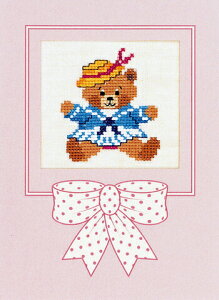 【DM便対応】EVA ROSENSTAND テディベアガール・セーラー Bamsepige Matros クロスステッチ キット デンマーク 北欧 刺しゅう 45-384
