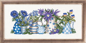 PERMIN  Blue flowers y~ NXXeb` Lbg f}[N k hイ 12-5187 yDM֑Ήz
