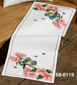 PERMIN �V�W���E�J���Ɖ� Mejser i blomster �N���X�X�e�b�` �h�J �L�b�g �f���}�[�N �y���~�� 68-6119 �yDM�֑Ή��z