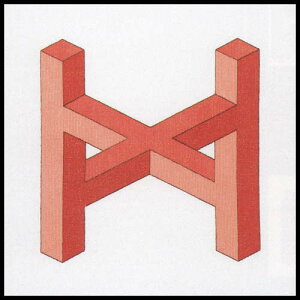 NXXeb`hJLbg y~ Impossible figure red s\ȃtBMA̐ Permin of Copenhagen k f}[N 70-9407  ㋉ yDM֑Ήz