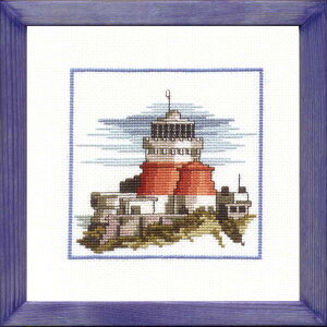 PERMIN 灯台 Lighthouse Christmas card クロスステッチ 刺繍 キット デンマーク ペルミン 12-2167 【DM便対応】