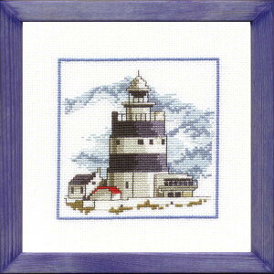 PERMIN 灯台 Lighthouse Waterf クロスステッチ 刺繍 キット デンマーク ペルミン 12-2168 【DM便対応】