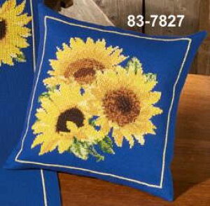 NXXeb`hJLbg Sunflowers in blue q}/u[ y~ A Permin f}[N 83-7827  ㋉ yDM֑Ήz
