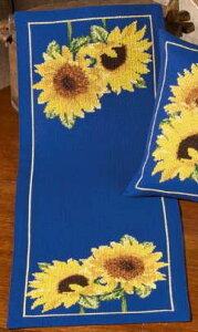 NXXeb`hJLbg Sunflowers in blue q}/u[ y~ A Permin f}[N 75-7827  ㋉ yDM֑Ήz
