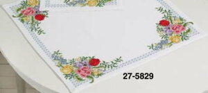 NXXeb`hJLbg y~ Spring Flowers t̉Ԃ̃e[uNX Permin of Copenhagen k f}[N  ㋉ 27-5829 yDM֑Ήz