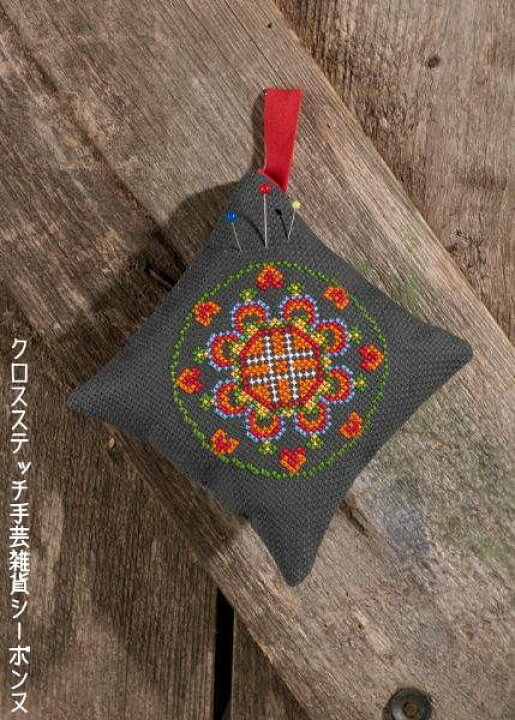楽天市場】クロスステッチ刺繍キット ペルミン Needle pillow Almue3 