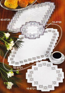 PERMIN zCgn[_K[ White / white hardanger hJ Lbg f}[N k hイ y~ 63-8721 yDM֑Ήz