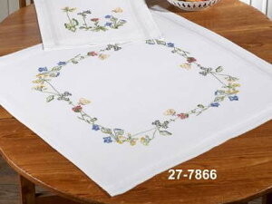 AhイLbg A[h̉Ԃ̃e[uNX Mandelblomster f}[NhJ Permin of Copenhagen k ㋉ 27-7866