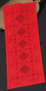 PERMIN NX}Xn[_K[bh Christmas Hardanger red hJ Lbg f}[N k hイ y~ 63-2640 yDM֑Ήz