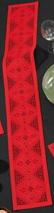 PERMIN NX}Xn[_K[bh Christmas Hardanger red hJ Lbg f}[N k hイ y~ 65-2640 yDM֑Ήz
