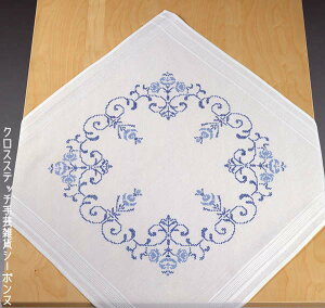 NXXeb`hJALbg y~ Blue flowersu[t[e[uNX Permin of Copenhagen f}[N khイ ㋉ 27-1621