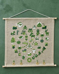 Permin Of Copenhagen �y���~�� �N���X�X�e�b�` �h���イ �L�b�g �y �O���[���n�[�g�̃N���X�}�X�A�h�x���g�J�����_�[ �z�y���~�� �f���}�[�N �k�� �C�O �A�� �㋉�� 34-6272