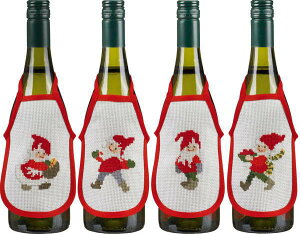 PERMIN NX}X{gEobO Christmas Bottle Bagsi4pckj NXXeb` hJ Lbg f}[N k hイ y~ 78-6613 yDM֑Ήz