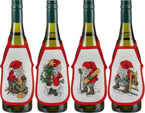 PERMIN NX}X{gEobO Christmas Bottle Bagsi4pckj NXXeb` hJ Lbg f}[N k hイ y~ 78-6612 yDM֑Ήz
