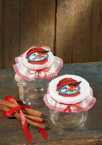 PERMIN �X�m�[�}���E�W���� Snowman jam�i2pcs�j �N���X�X�e�b�` �h�J �L�b�g �f���}�[�N �k�� �h���イ �y���~�� 49-5238 �yDM�֑Ή��z
