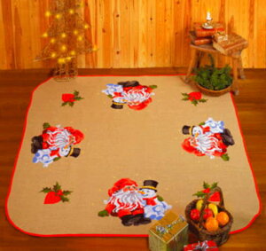 NXXeb`hJLbg yႾ܂ƃT^̃NX}XJ[ybgz Permin of Copenhagen f}[N k ㋉ A 45-4226