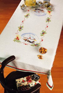 }ĈςݗAhイz y~ ̃e[uNX Kirkedug f}[NhJ Permin of Copenhagen k ㋉ 58-7822R