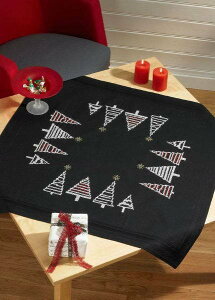 Ahイ NX}Xc[ubN Christmas tree on black f}[NhJ Permin of Copenhagen k y~ ㋉ 27-4611R