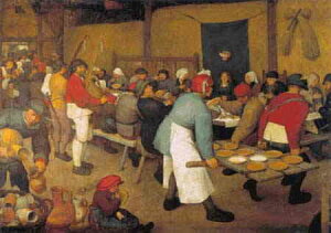Pieter Bruegel（ピーテル・ブリューゲル） 名画 美術 芸術 絵画 芸術作品 クロスステッチ刺しゅうチャート 図案 【A Country Wedding】 Scarlet Quince 上級者 海外 輸入