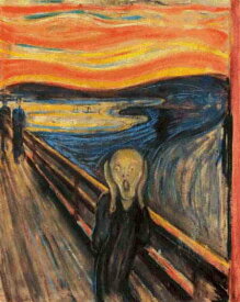 Edvard Munch（エドヴァルド・ムンク）1893年制作 巨匠 名画 美術 芸術 絵画 芸術作品 クロスステッチ刺しゅうチャート 図案 【The Scream-叫び-】 ムンクの叫び むんくのさけび Scarlet Quince 上級者 海外 輸入