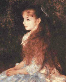 Pierre Auguste Renoir（ピエール＝オーギュスト・ルノワール） 1880年制作 巨匠 名画 美術 芸術 絵画 芸術作品 クロスステッチ刺しゅうチャート 図案 【Irene Cahen d'Anvers-イレーヌ・カーン・ダンヴェール嬢/可愛いイレーヌ-】 Scarlet Quince 上級者 海外 輸入