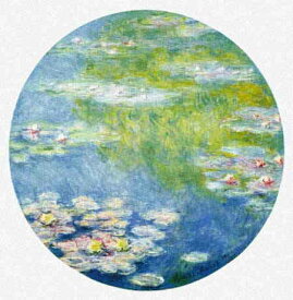 Claude Monet（クロード・モネ） 名画 巨匠 印象派 画家 美術 芸術 絵画 芸術作品 クロスステッチ刺繍チャート 図案 【Water Lilies】 Scarlet Quince 上級者 海外 輸入