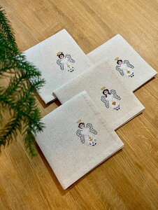 Pomp Stitch �|���v�X�e�b�` �N���X�X�e�b�` �h���イ �L�b�g �y �G���W�F���̃N���X�}�X�i�v�L��4���Z�b�g �z �����イ�L�b�g �f���}�[�N �k�� �C�O �A�� �㋉�� �������� 2038-3