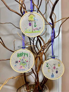Pomp Stitch �|���v�X�e�b�` �N���X�X�e�b�` �h���イ �L�b�g �y �n�b�s�[�C�[�X�^�[�y���_���g / �t���[��3�� �z �����イ�L�b�g �f���}�[�N �k�� �C�O �A�� �㋉�� 2053-1