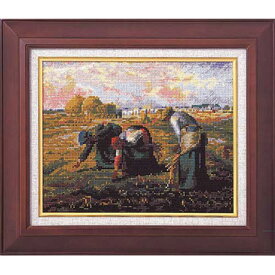 Olympus オリムパス クロスステッチ刺しゅうキット 落穂拾い ミレー 7028 ｜洋裁 yousai ソーイング sewing 手芸 裁縫 ホリウチ