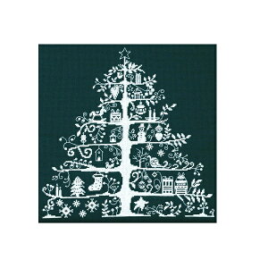 DMC �f�B�[�G���V�[ �N���X�X�e�b�`�L�b�g Christmas Tree L�farbre aux cadeaux JPBK557G �b�m�� yousai �\�[�C���O sewing ��| �ٖD �z���E�`