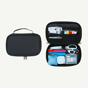Misasa ミササ ソーイングセット オープンファスナーバッグ シンプルタイプ ブラック 1469 |洋裁 yousai ソーイング sewing 手芸 裁縫 ホリウチ